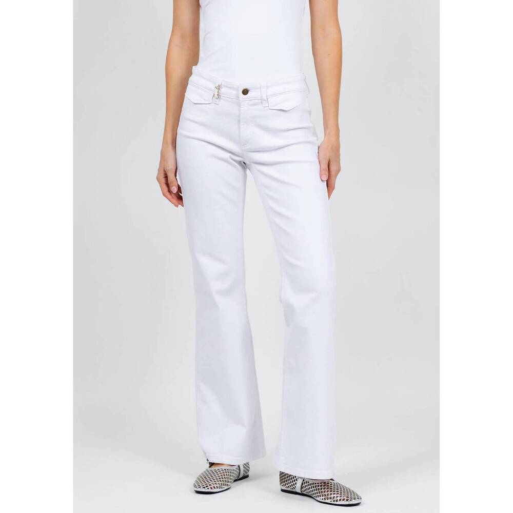 NEW CAMBIO fabienne pocket jeans in white
